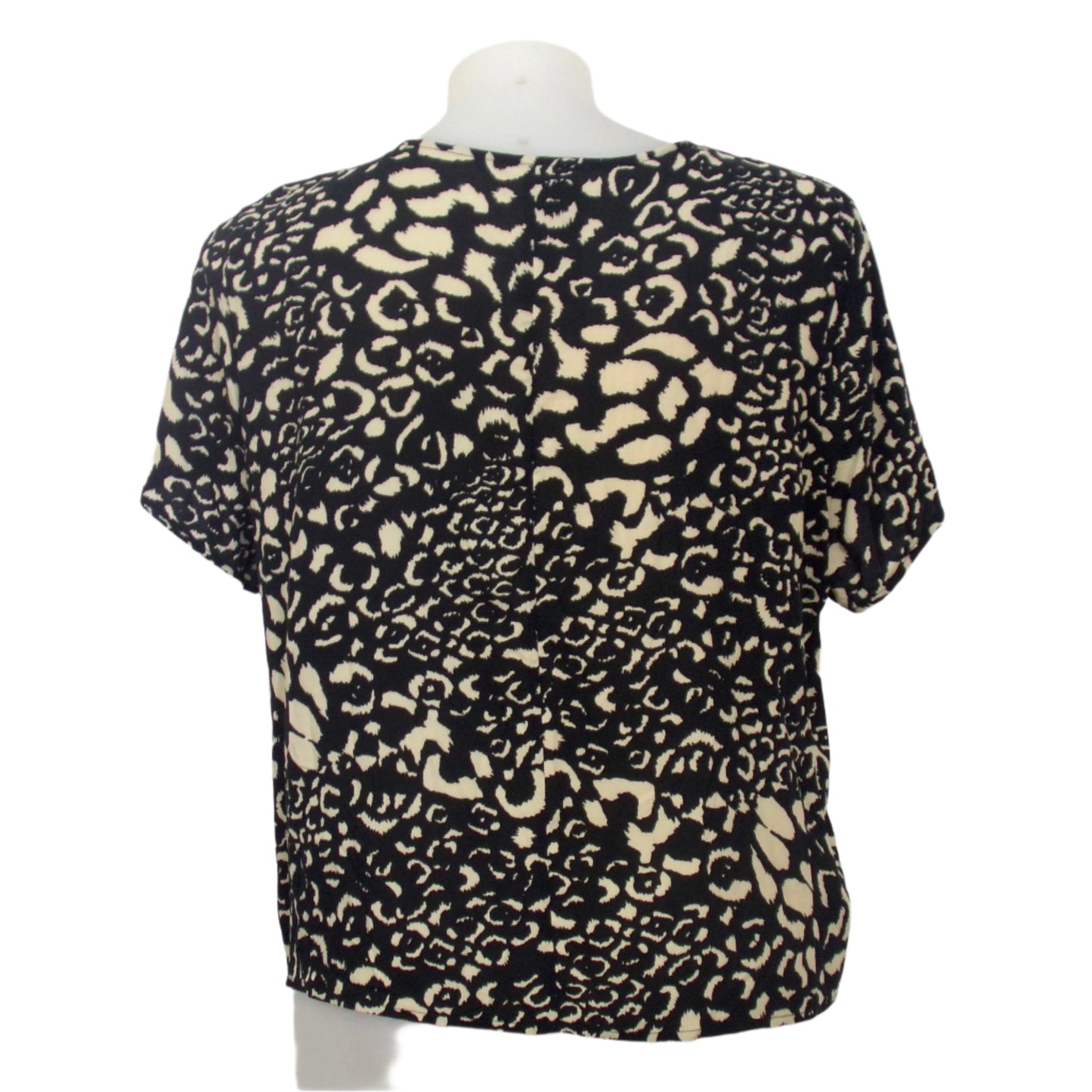 Cross Roads Button-Through Tie-Hem Summer Top Size 20