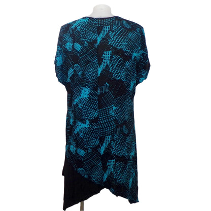 Taking Shape Crushed Fabric Print Dress Size 20