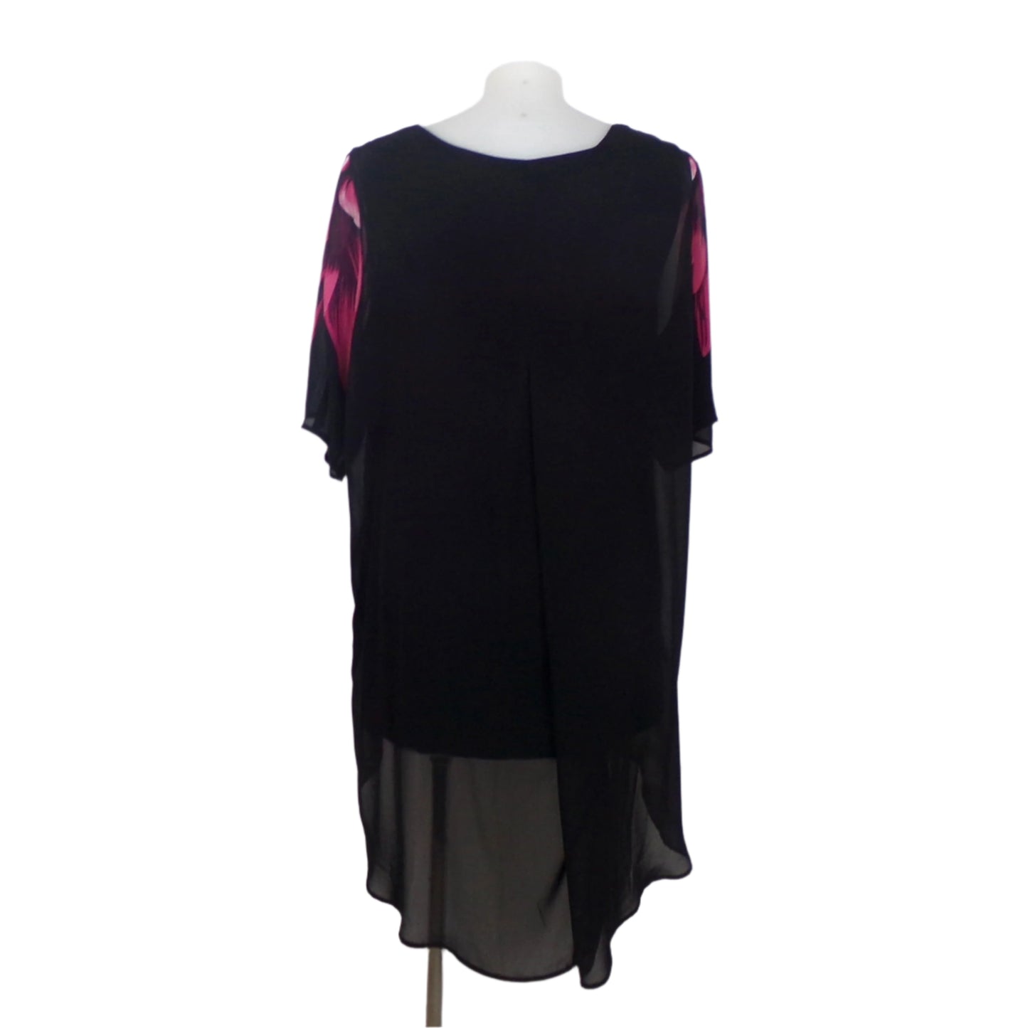 Autograph Layered Top with Bold Floral Print Size 22
