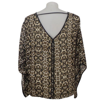 Tina Knowles Animal Print Kaftan Tunic Size 16