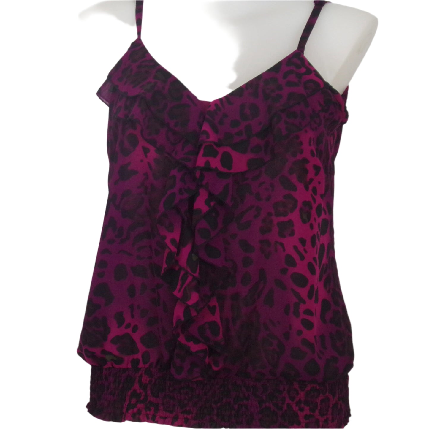 City Chic Leopard Print Cami Size 1
