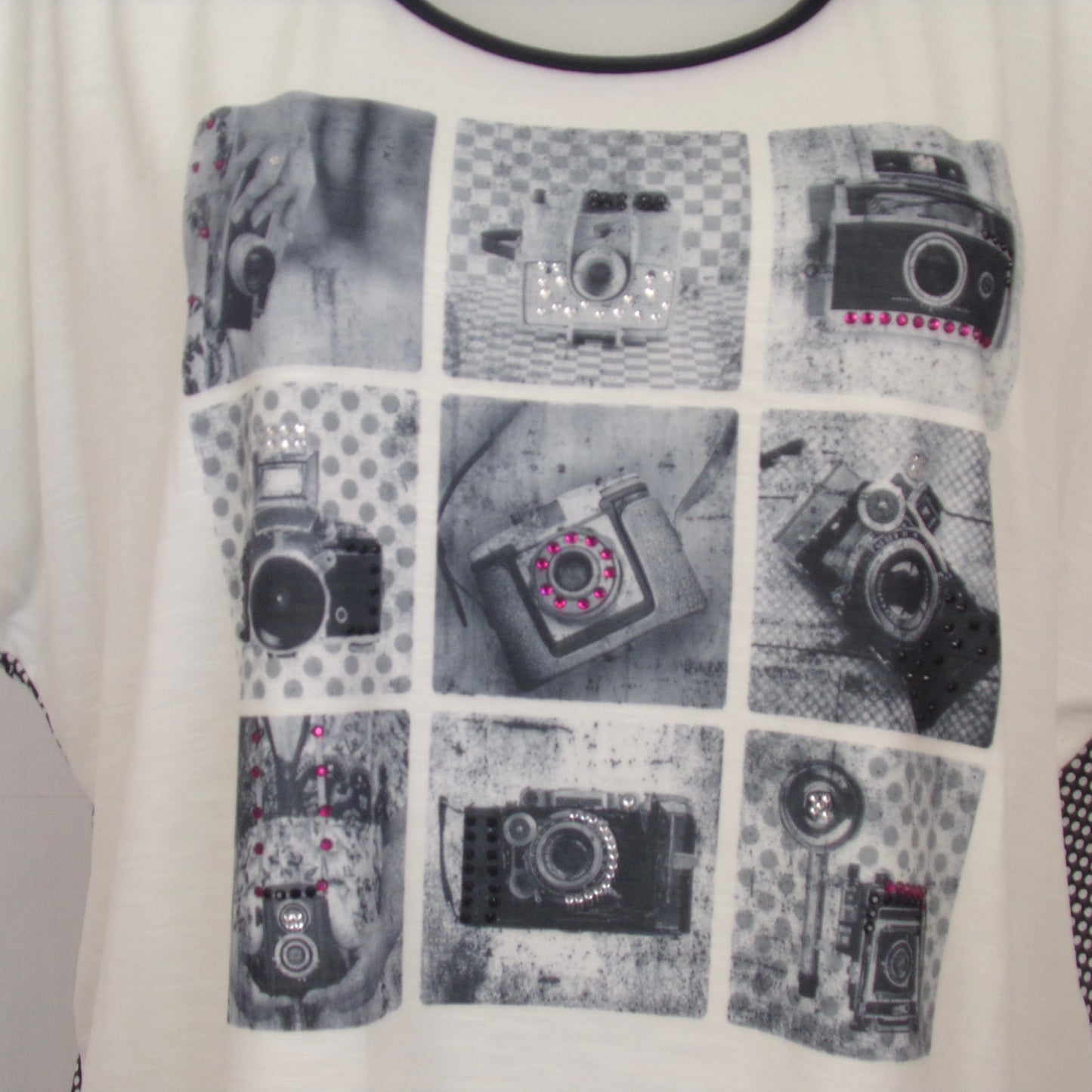 Style & Co Camera Print Top Size 18