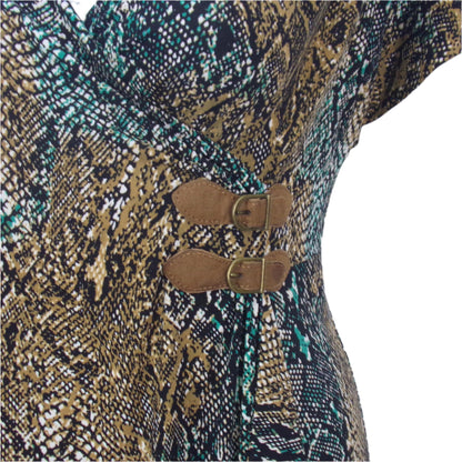 Liz Jordan Animal Print Dress Size 18