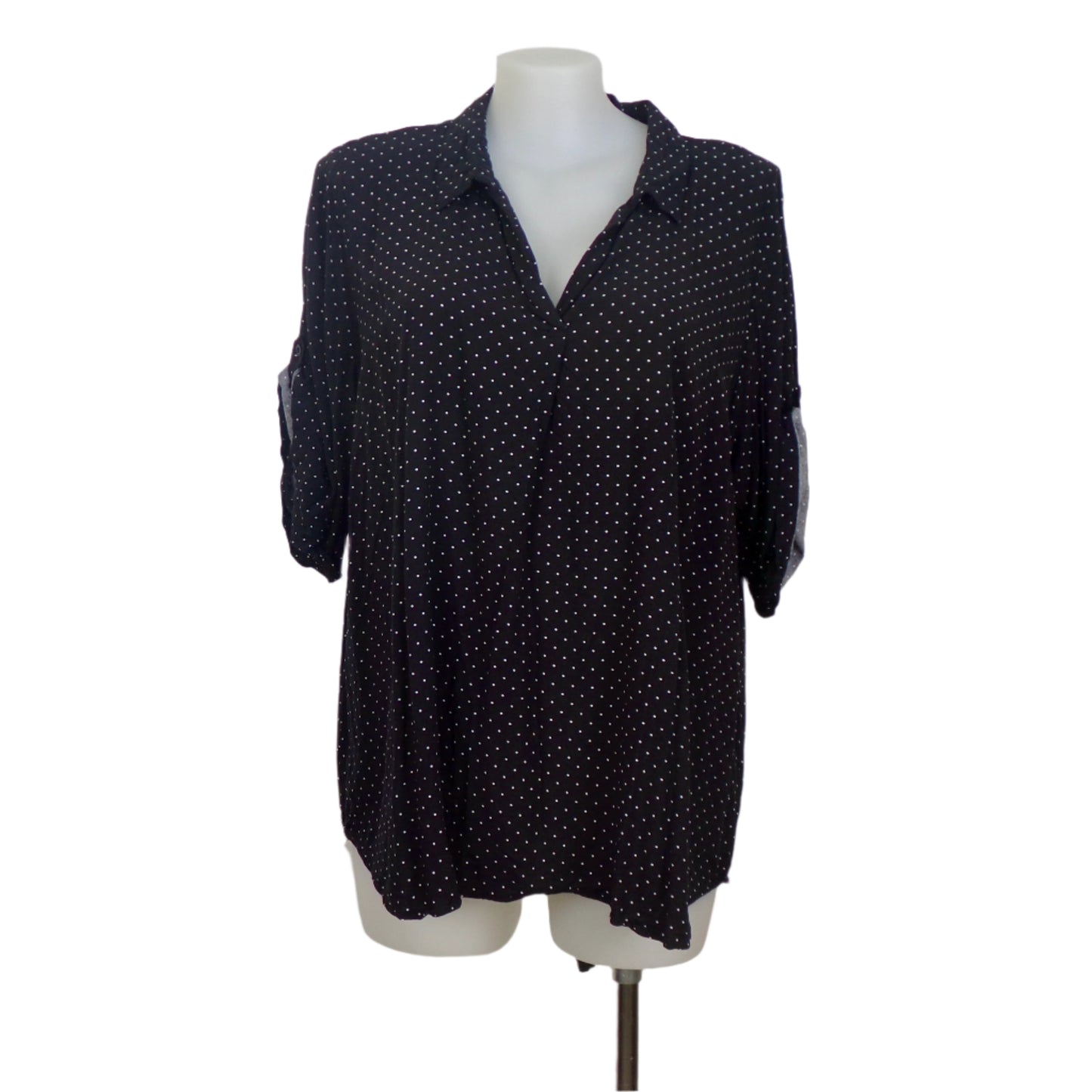 Taking Shape Viscose Tiered Shirt Dress Size 24 Brand New
