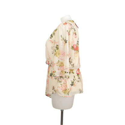 Liz Jordan Elegant Floral Blouse Size 18