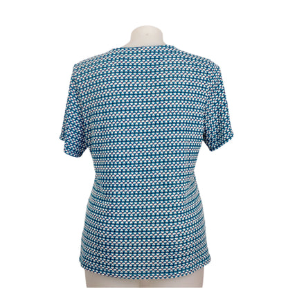 Noni B Crushed Print Top Size 16