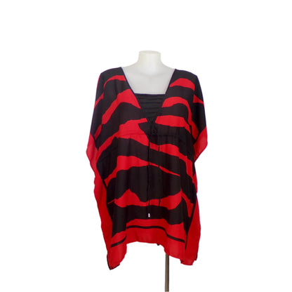 Autograph Black and Red Kaftan Size 16
