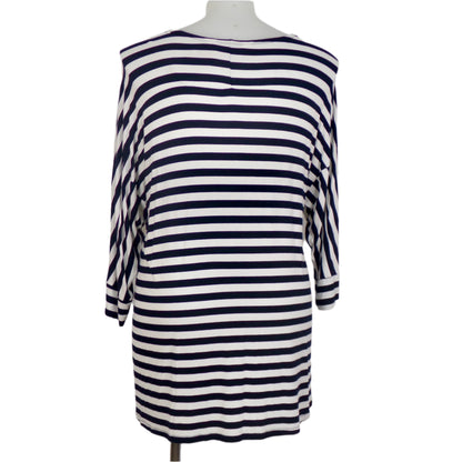 Virtuelle Striped 7/8 Sleeve Tunic - Size 18