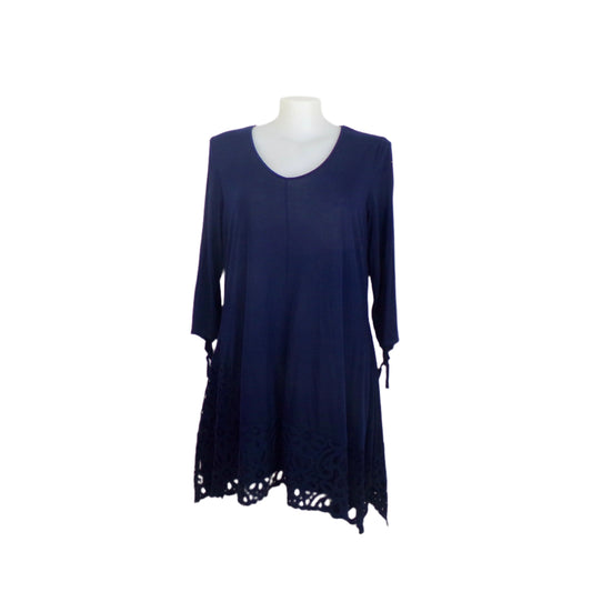 Taking Shape Navy 3/4 Tie Sleeve Dress Size 16