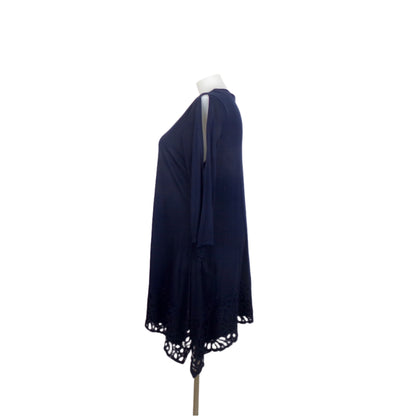 Taking Shape Navy 3/4 Tie Sleeve Dress Size 16