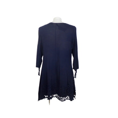 Taking Shape Navy 3/4 Tie Sleeve Dress Size 16
