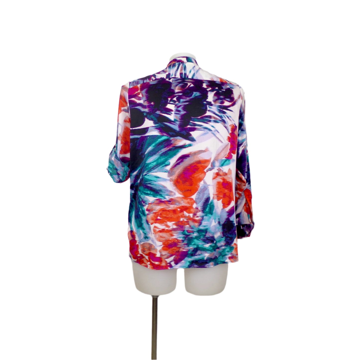 Calvin Klein Satin Feel Printed Blouse Size 16