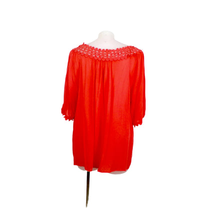 Autograph Coral On/Off Shoulder Top Size 22