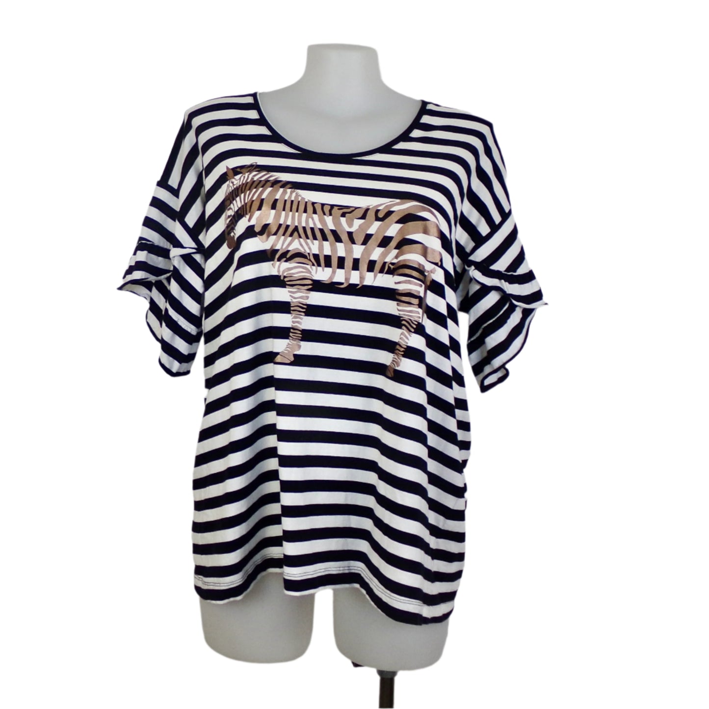 Virtuelle Striped Tee Size 20