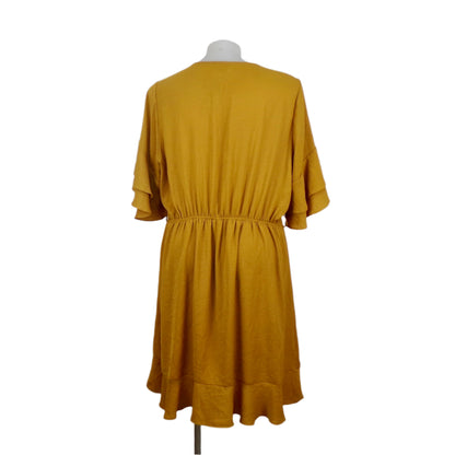 City Chic Gold Dress Size 20