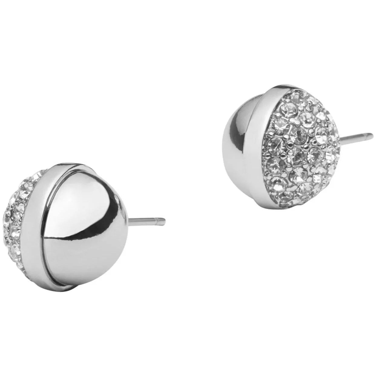 Mimco Carnaby Earrings Studs SILVER + MIMCO Dust Bag