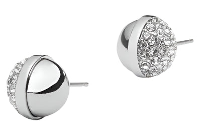 Mimco Carnaby Earrings Studs SILVER + MIMCO Dust Bag