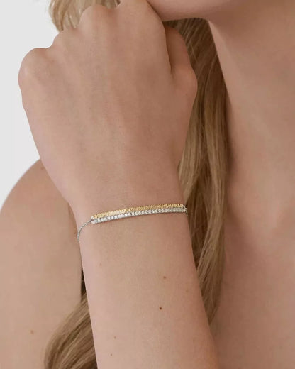 Michael Kors MK Signature Design Silver Bracelet