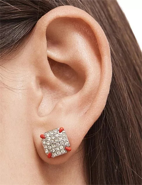 Mimco Genuine Sunset Stud Earrings Sunset + Mimco Dust Bag