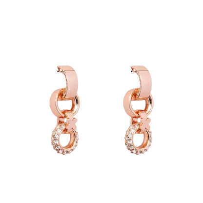 Mimco Mim Dream Earrings set in Rose Gold + Dust Bag