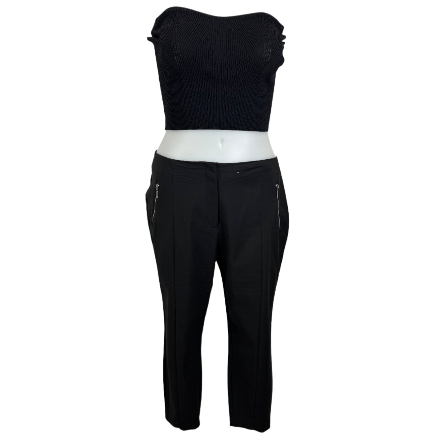 Target Black Stretch Double Clasp Closure Pants Size 20