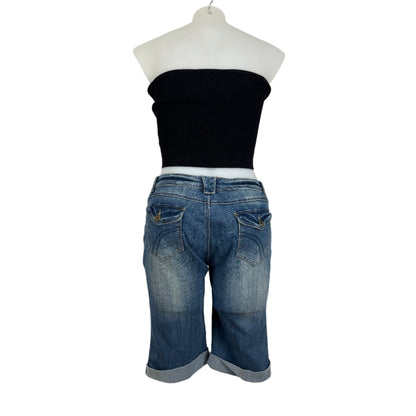 City Chic Stretch Denim Shorts Size 16