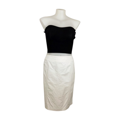 Elena Miro White Designer Skirt – Made in Italy Size 22