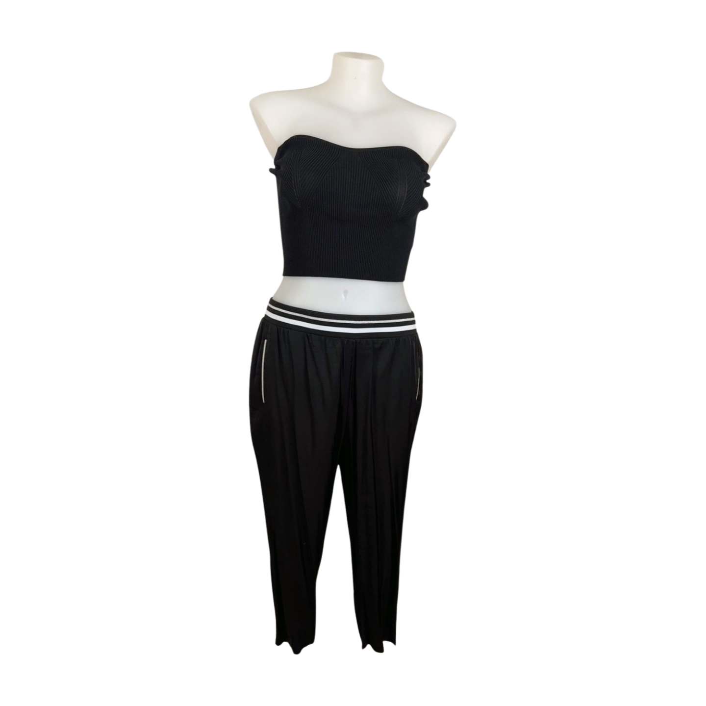 Gracehill Black Satin 7/8 Length Pants Brand New Size 20