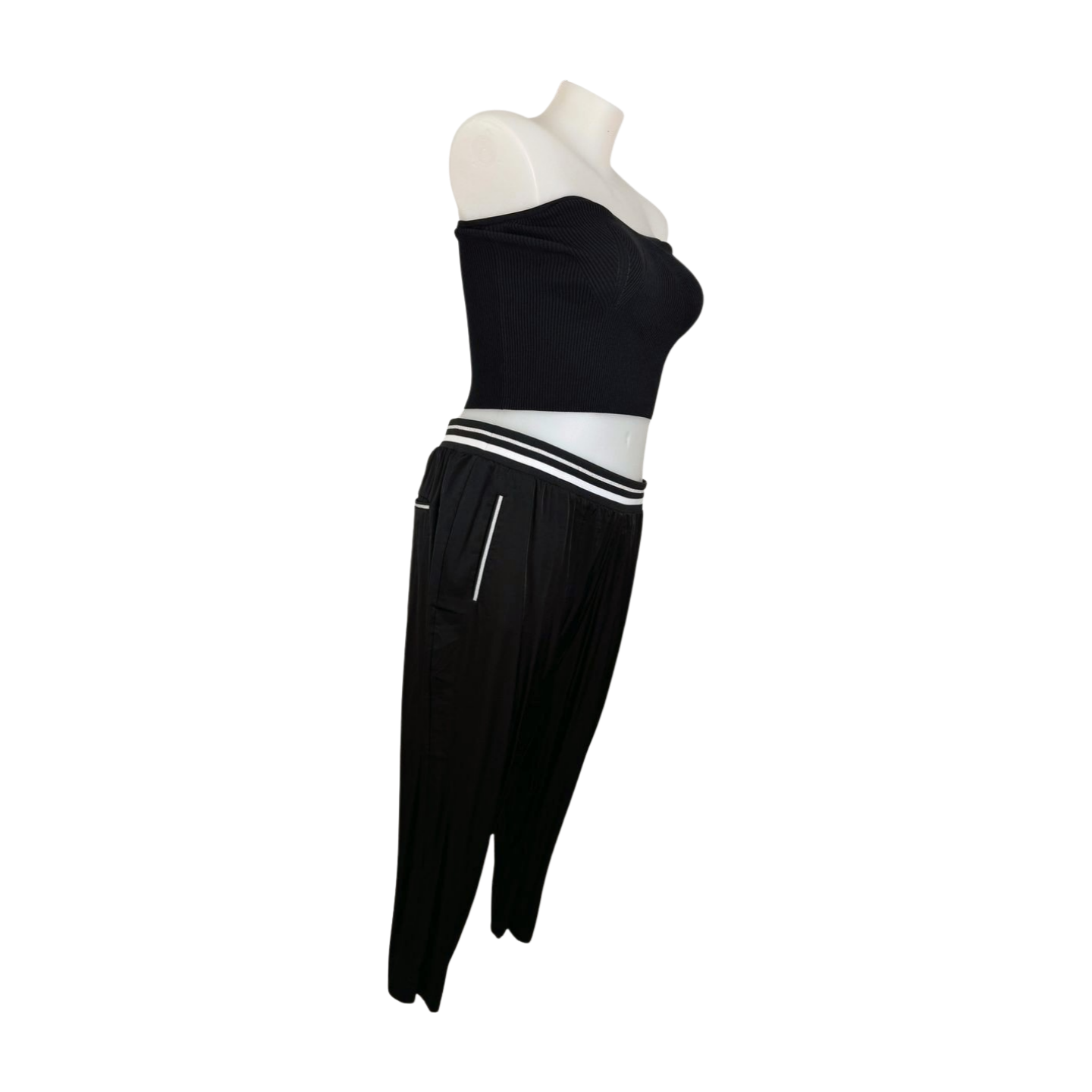 Gracehill Black Satin 7/8 Length Pants Brand New Size 20