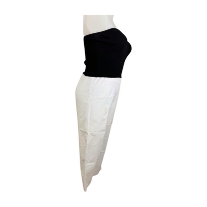 Black Pepper White Stretch Capri Pants Size 18