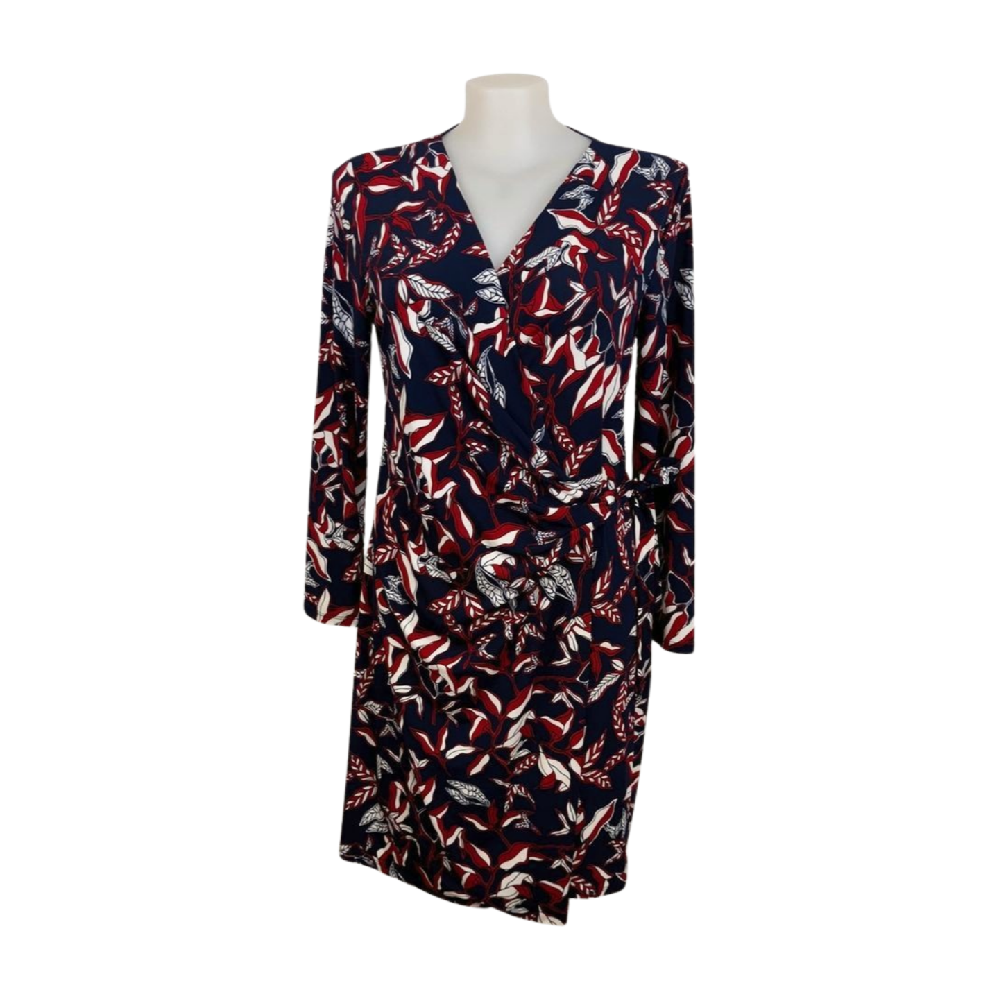 Trent Nathan Autumn Print Wrap Dress Size 16