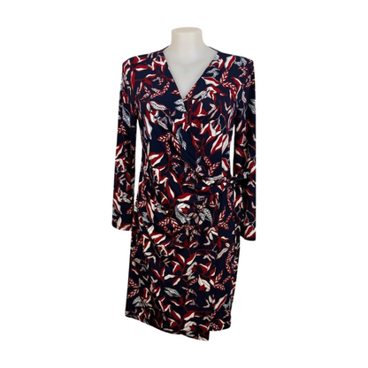 Trent Nathan Autumn Print Wrap Dress Size 16