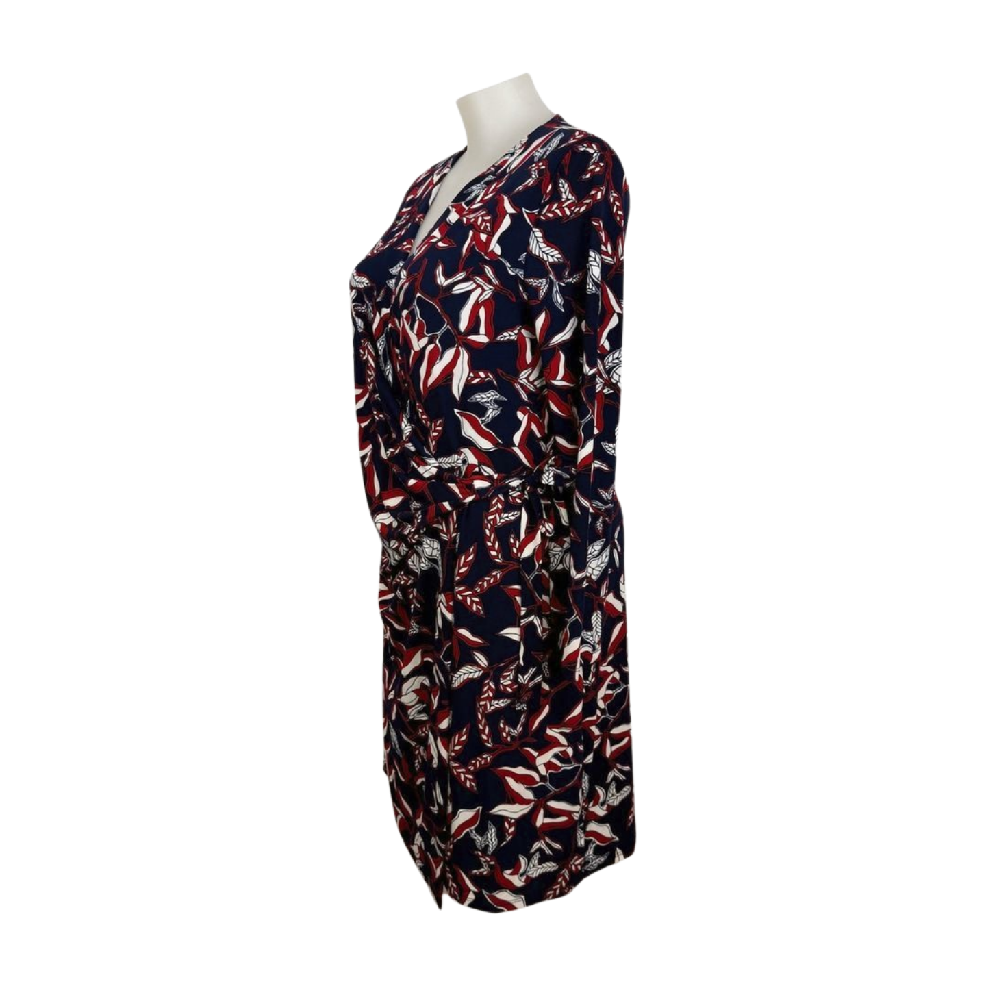 Trent Nathan Autumn Print Wrap Dress Size 16