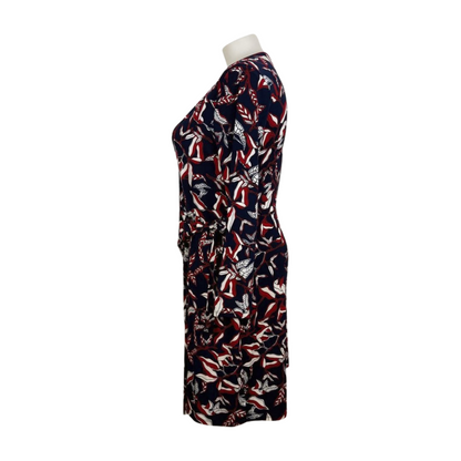 Trent Nathan Autumn Print Wrap Dress Size 16
