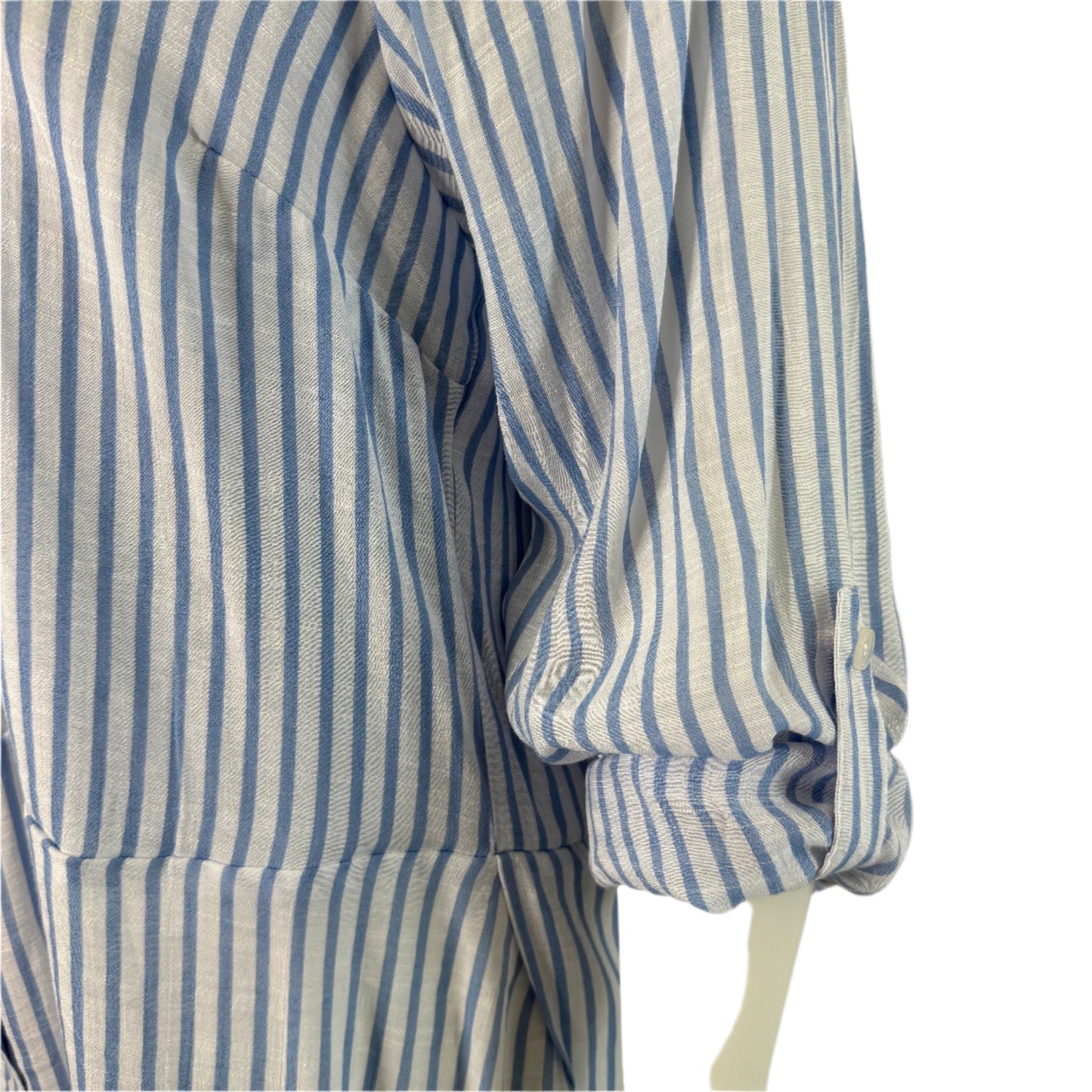 Autograph Striped Slub Double Layer Shirt - Size 24 Brand New