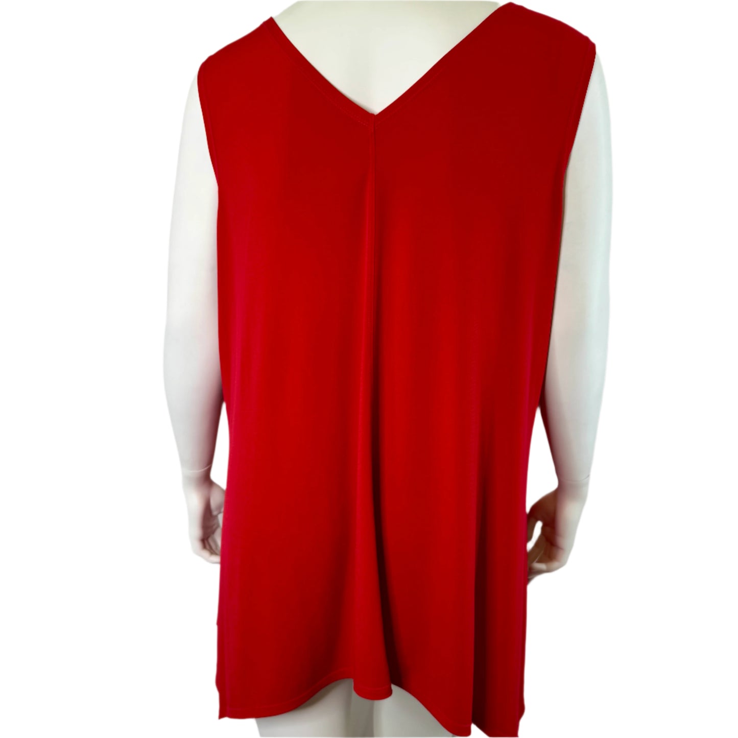 Taking Shape Red Hanky Hem Tank – Size 22/XL