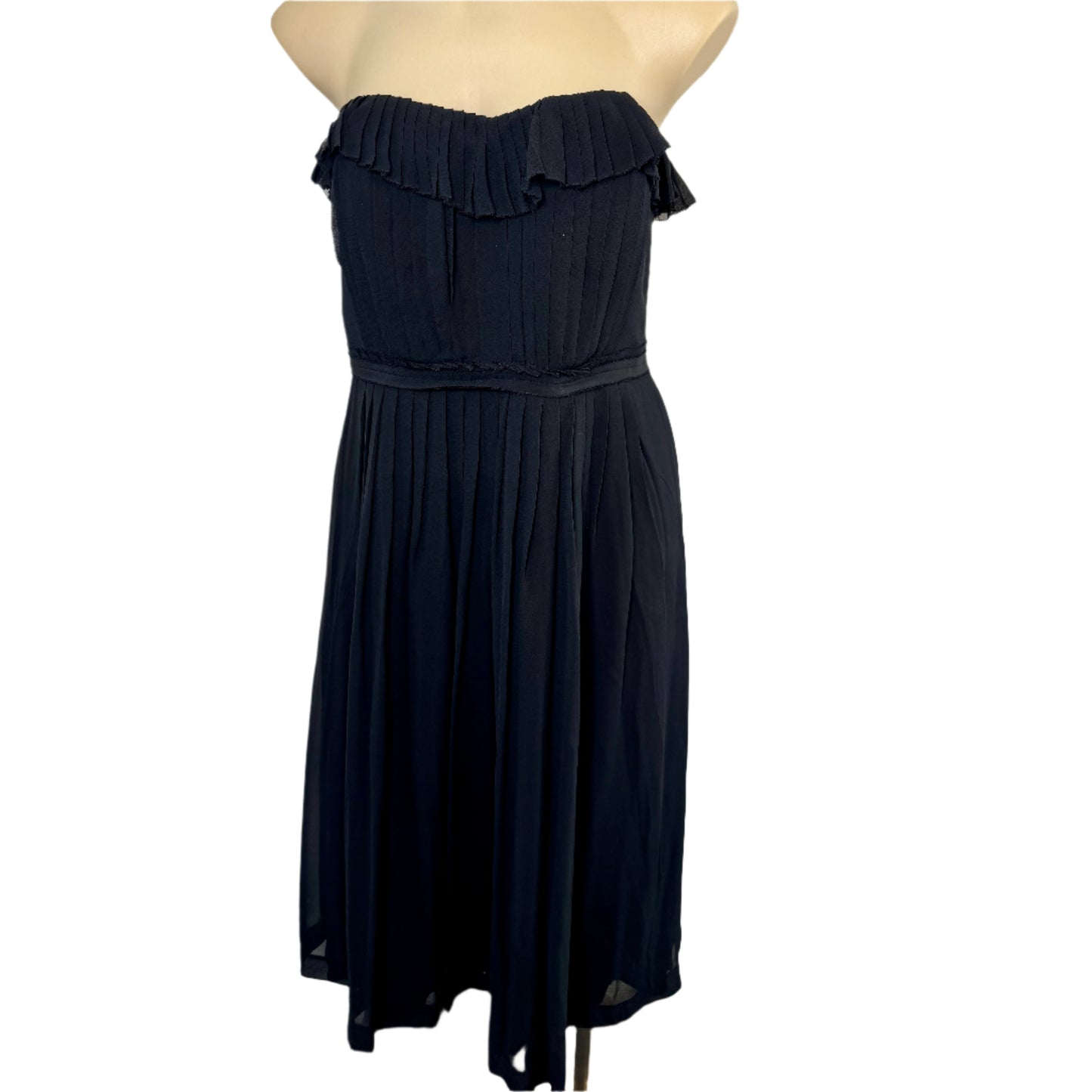 Black Strapless Dress by Country Road - Size 14