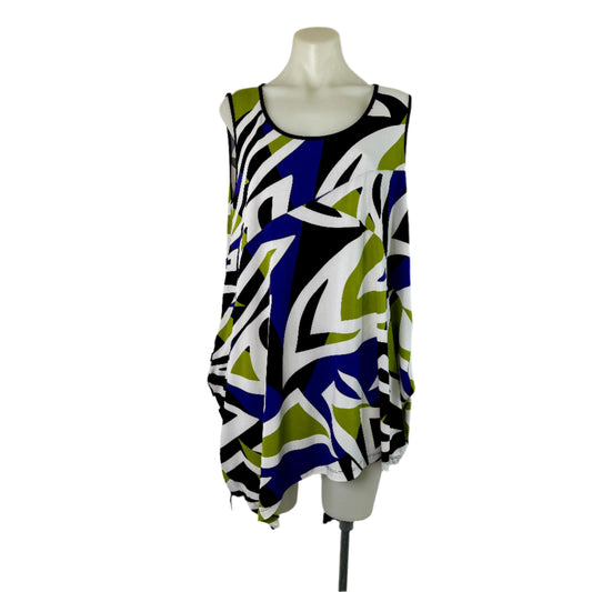 Taking Shape Aztek Print Sleeveless Tank - Size 14