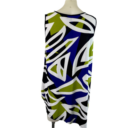 Taking Shape Aztek Print Sleeveless Tank - Size 14