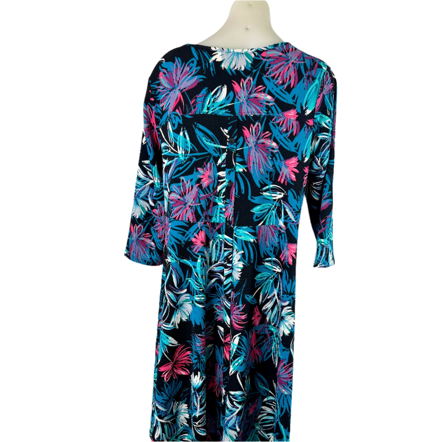 Taking Shape Floral Hi-Lo Stretch Top - Size 14