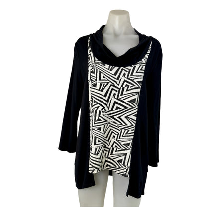 Taking Shape Cowl Neck Tunic Top Size 14