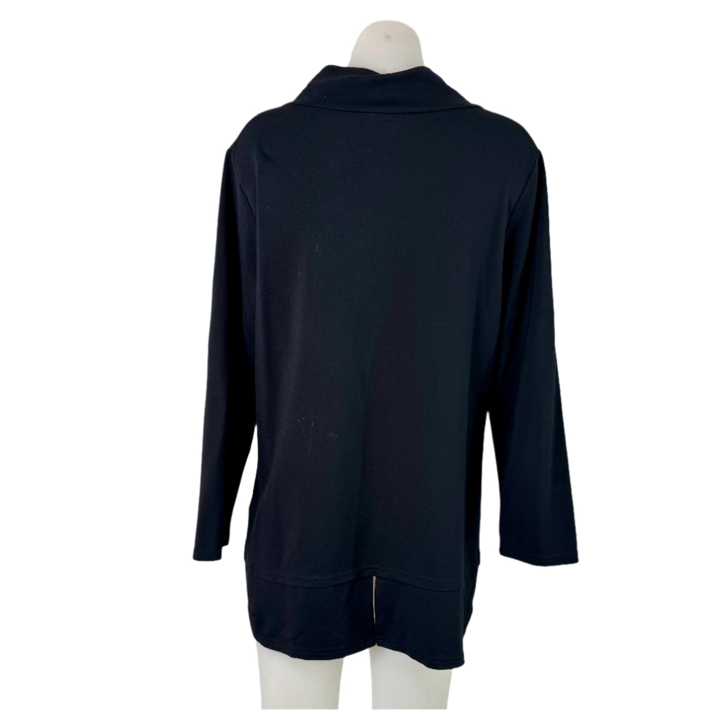 Taking Shape Cowl Neck Tunic Top Size 14