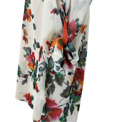 Daniel Rainn Sheer Floral Tunic - Size 18
