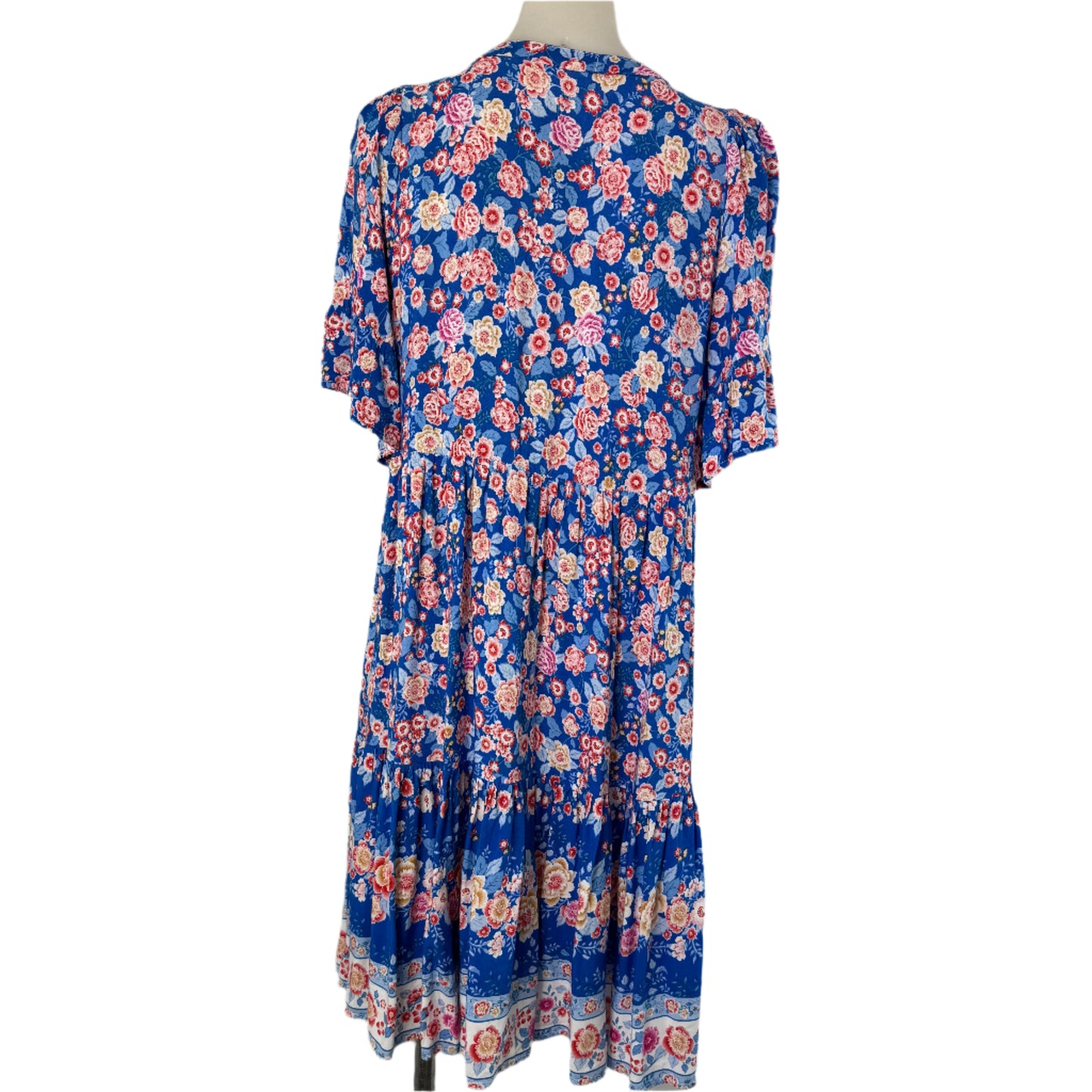 Holiday Floral Rayon Dress by Salty Bright - Size 14