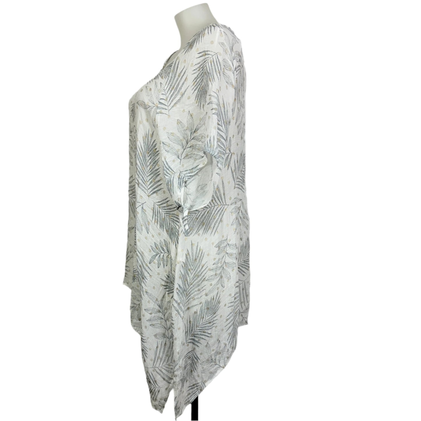 Queen of Everything Neutral Print Top Size 24