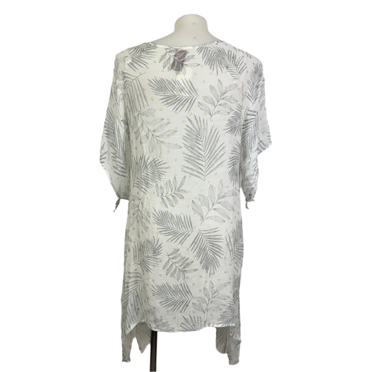 Queen of Everything Neutral Print Top Size 24