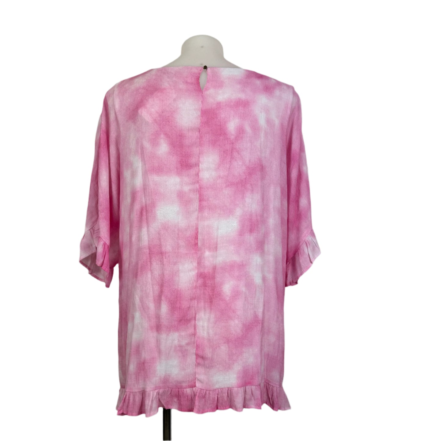 Virtuelle Pink Tie-Dye Top Size 24