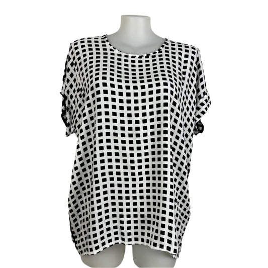 Namastai Inside-Out Block Print Top Size 18