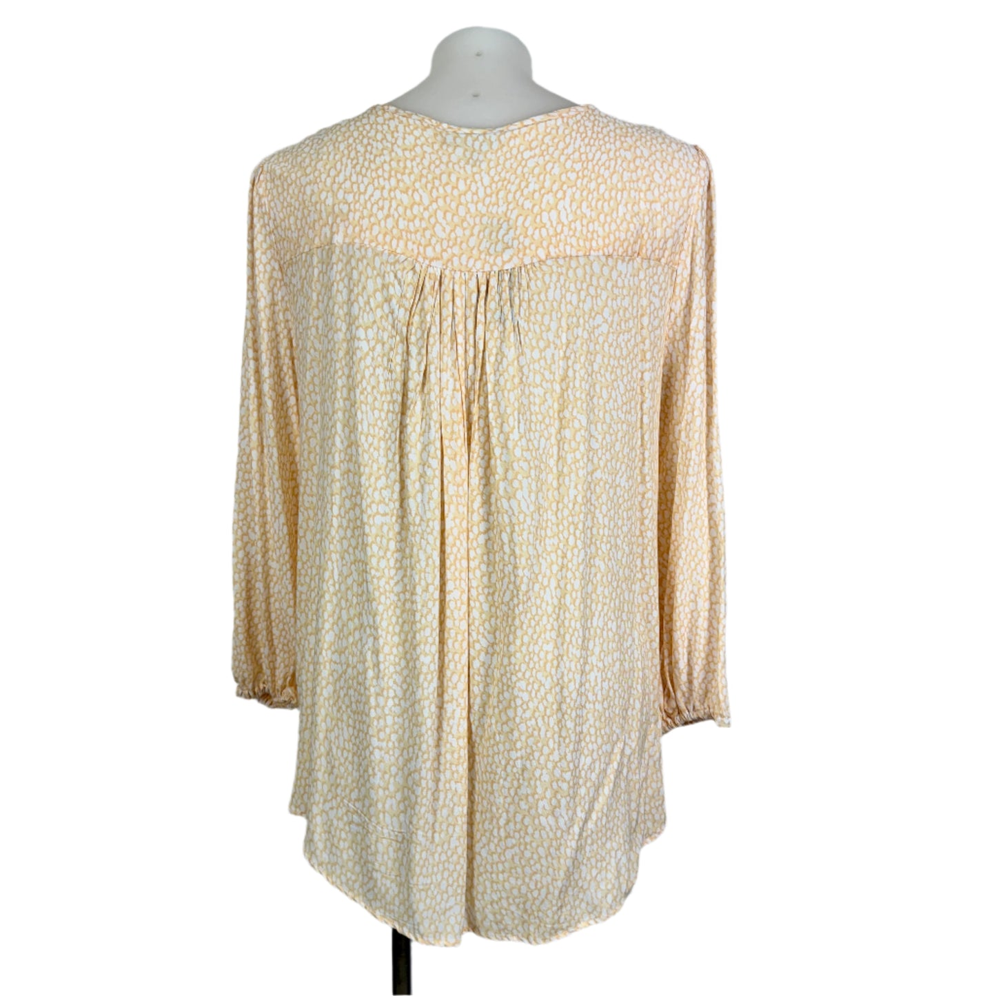 Autograph Elegant Print Pintuck Ladder Detail Top Size 18 Brand New