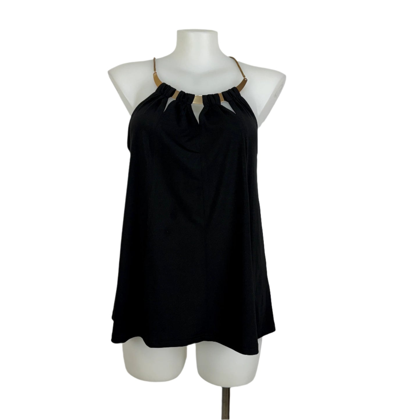 City Chic Black Evening Sleeveless Top Size 18